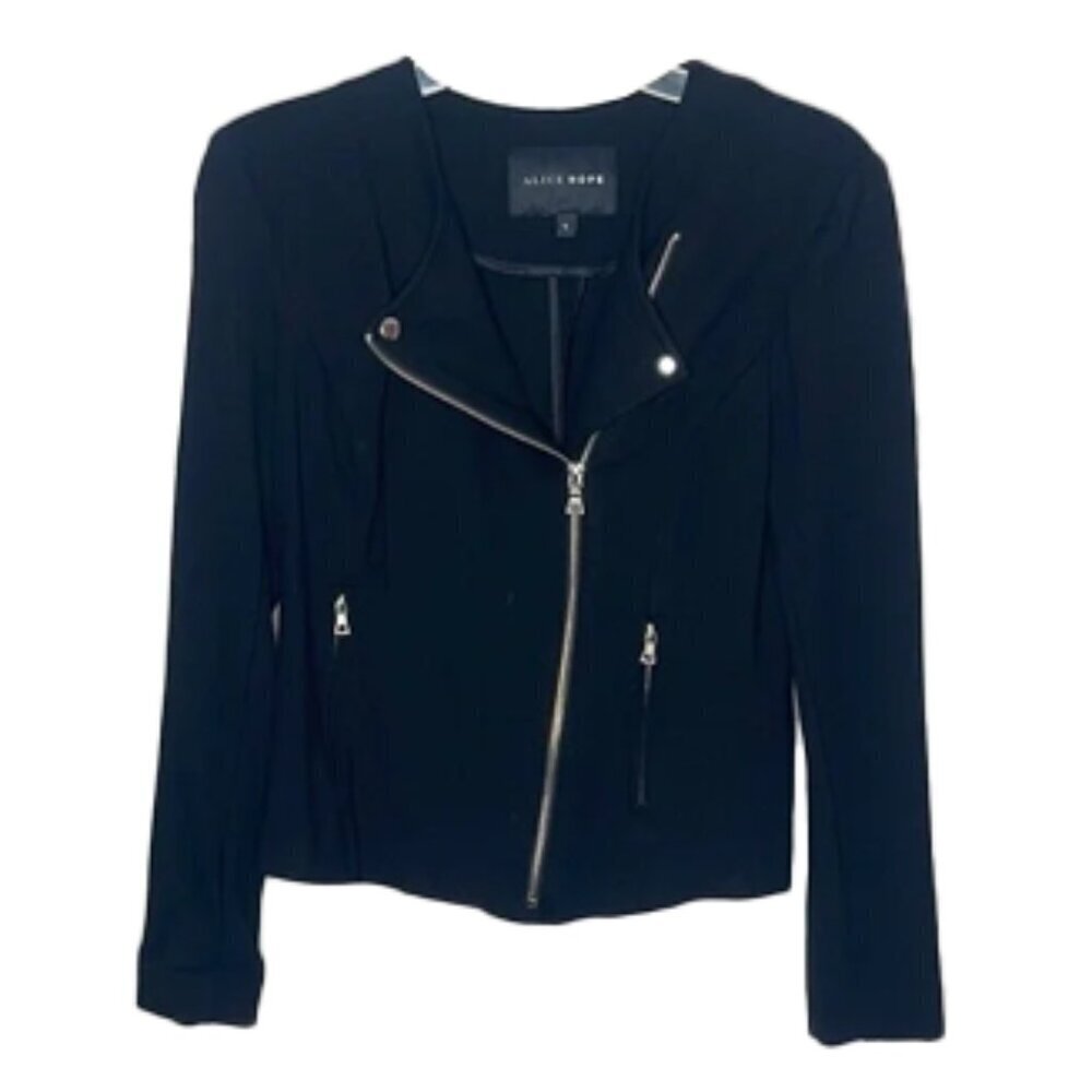 🆕 ALICE HOPE Black Zipup Size S